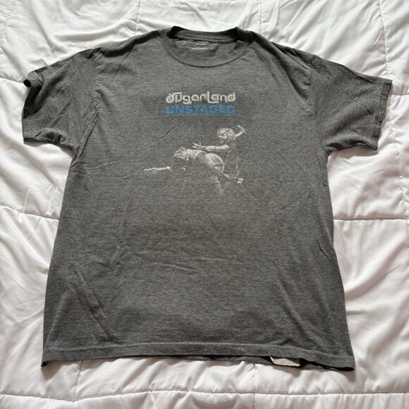 Hanes Other - Sugarland Tour T Shirt Tee Mens Large Gray Band Country Tailgate Merch 2010 NYC